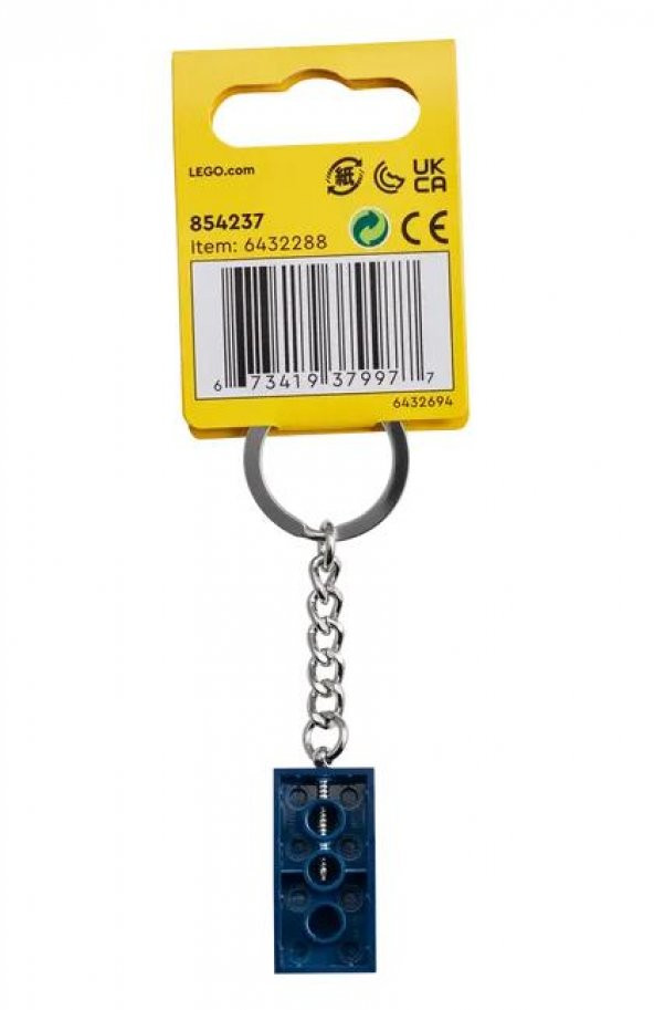 Lego 854237 2x4 Okyanus Mavisi Anahtarlık - 2