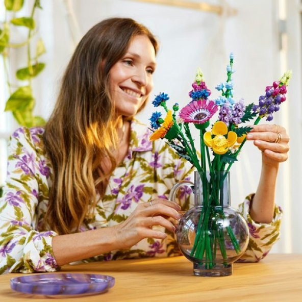 LEGO® Icons Kır Çiçekleri Buketi 10313 Yapım Seti - Yetişkinler Için Dekoratif ve Koleksiyonluk Kendin Yap Çiçek Buketi Yapım Seti (939 Parça) - 9