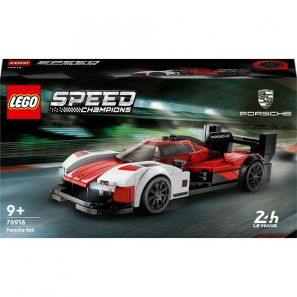 LEGO® Speed Champions Porsche 963 76916 - 9 Yaş ve Üzeri Çocuklar için Koleksiyonluk Araba Modeli İçeren Yaratıcı Oyuncak Yapım Seti (280 Parça) - 3