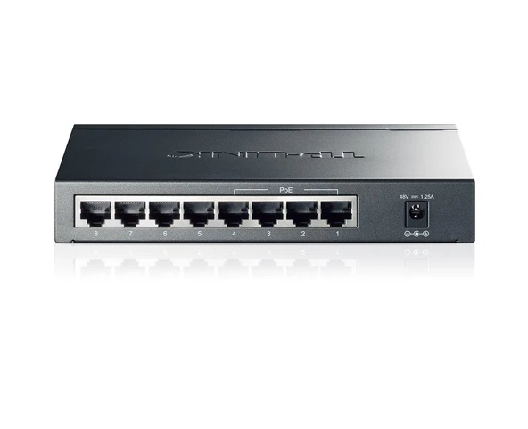 Tp-Link TL-SG1008P 8 Port Gigabit 4Port PoE Switc - Resim 2