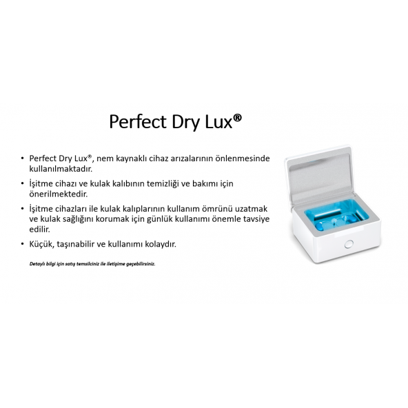 WİDEX İŞİTME CİHAZI İÇİN NEM ALMA VE DEZENFEKTE CİHAZI PERFECT DRY LUX - 3