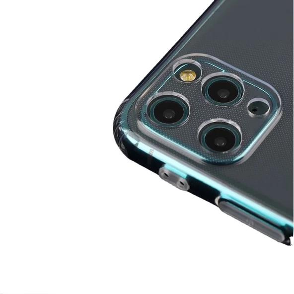 Smcase iPhone 12 Mini Kılıf Kamera Korumalı Anti Şok Silikon  Nano Ekran Koruyucu - Resim 3