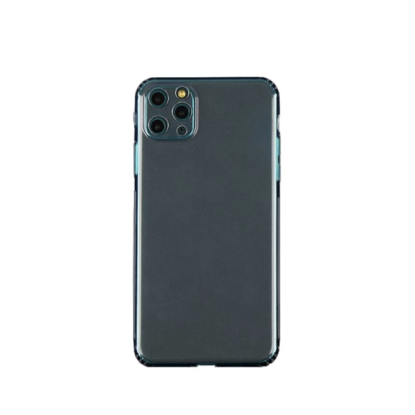 Smcase iPhone 12 Mini Kılıf Kamera Korumalı Anti Şok Silikon  Nano Ekran Koruyucu ürün görseli