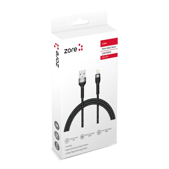 Smcase iPhone 6 Shira Serisi Lightning Usb Data Kablosu - 2