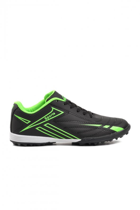 Ayakmod 125 Siyah-Neon-Yeşil Erkek Halı Saha Ayakkabısı