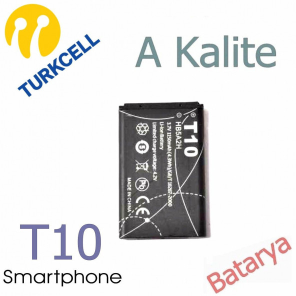 Turkcell T10 Batarya Huawei X1 Hb52H  Uyumlu Yedek Batarya