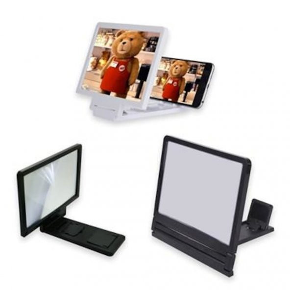 Cep Telefonu Büyüteç Telefon Ekran  Film Video 3D Mercek - 2