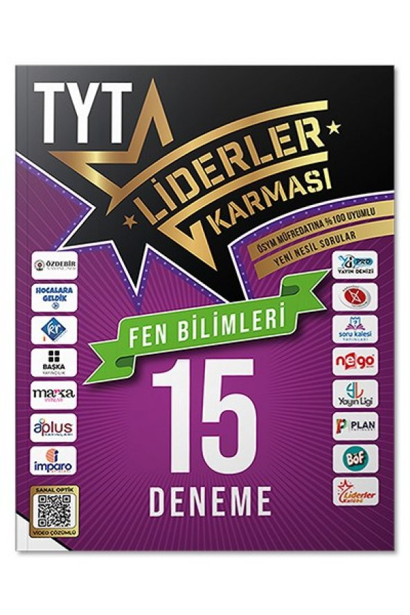 TYT Fen Bilimleri Branş Denemeleri - 15 Deneme - Liderler Karması