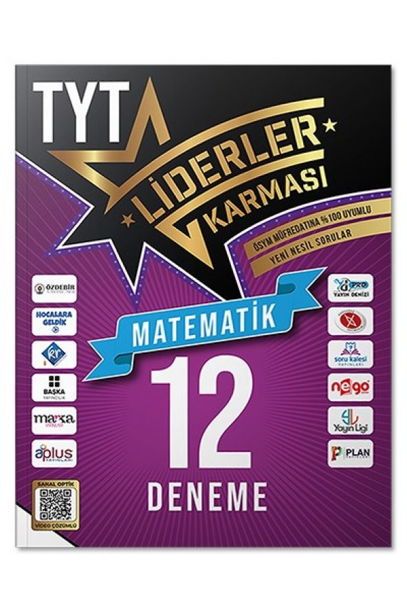 TYT Matematik Branş Denemeleri - 12 Deneme - Liderler Karması