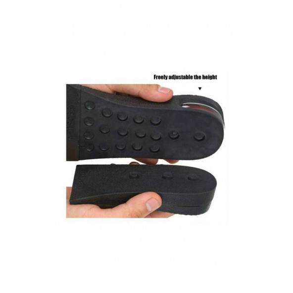 qosrix BOY UZATICI TABANLIK HAVA YASTIKLI GİZLİ TOPUK YÜKSELTEN 5 CM UZATAN GİZLİ TOPUK TABANLIK 1 çift - 4