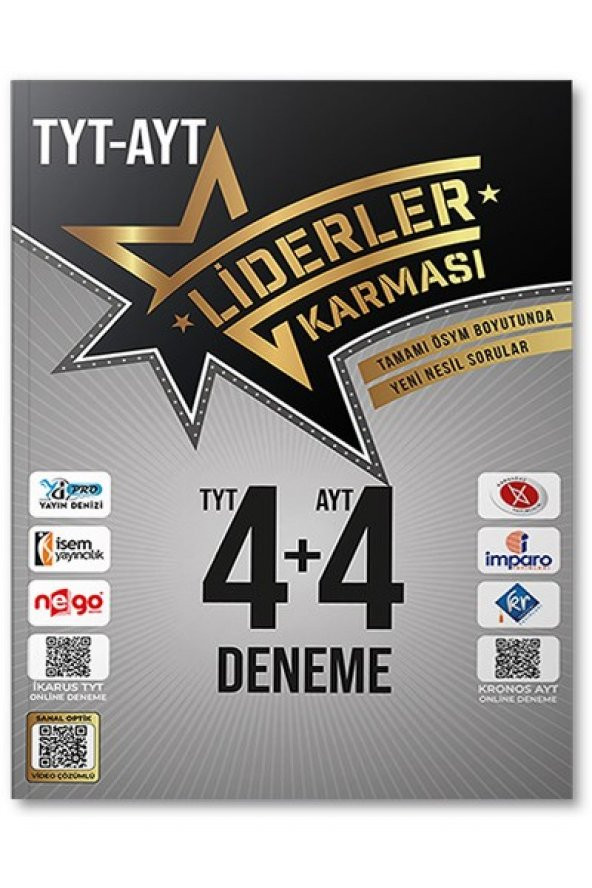 TYT-AYT 4+4 Deneme Seti Liderler Karması