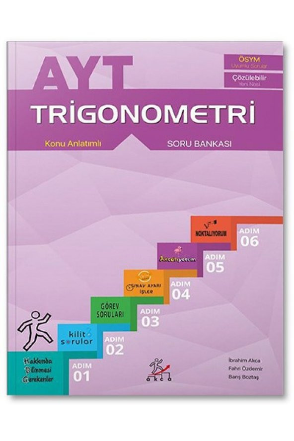 Akca Serisi AYT Trigonometri Konu Anlatımlı Soru Bankası Ünlüler Karması