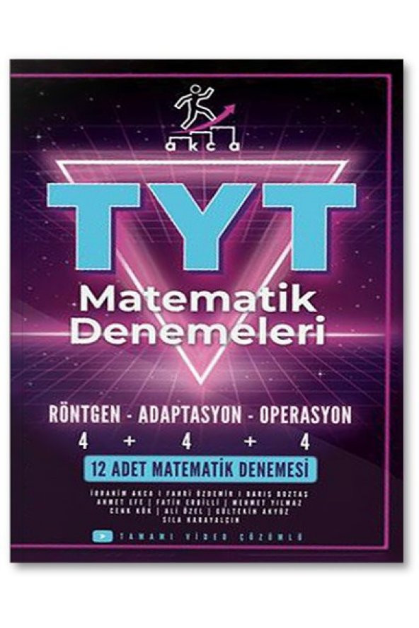 Akca Serisi TYT 12 li TYT Matematik Denemeleri Ünlüler Karması
