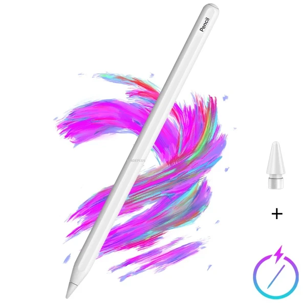 Palm-Rejection Wireless Şarj Eğilim Çizim Apple iPad 2.Nesil 2018 sonrası Dokunmatik Kalemi Pencil 2.Nesil - 2