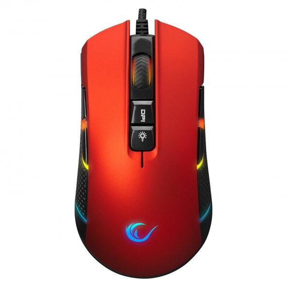 Rampage Python Red 12400DPI Rgb Sağ ve Sol El Uyumlu Makrolu Kablolu Oyuncu Mouse