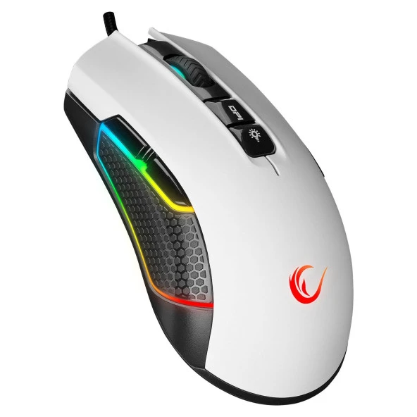 Rampage PYTHON Usb Beyaz 12400dpi Gaming Kablolu Oyuncu Mouse