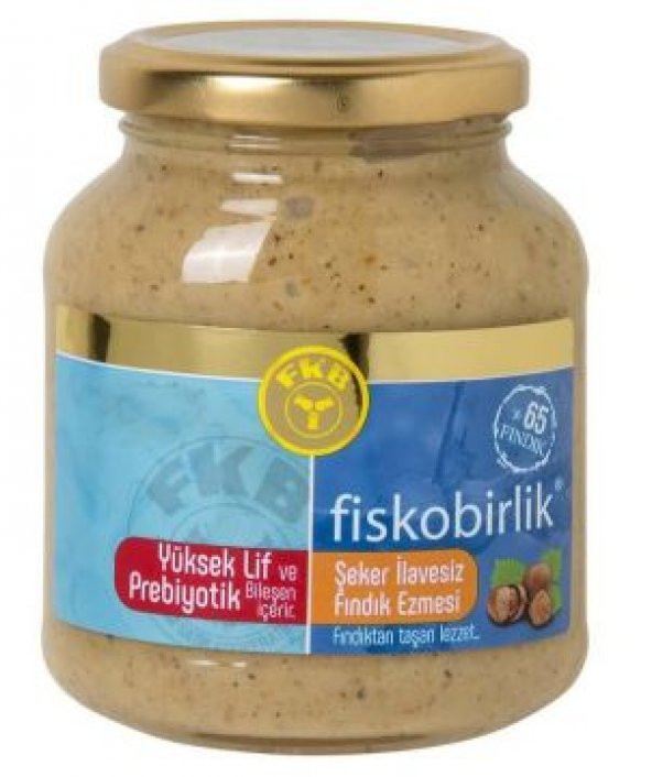 Fiskobirlik Şekersiz Fındık Ezmesi 300 Gr