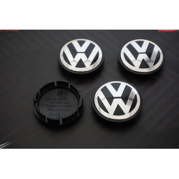 Volkswagen Orjinal Jant Göbek Kapağı Seti 70mm - 4