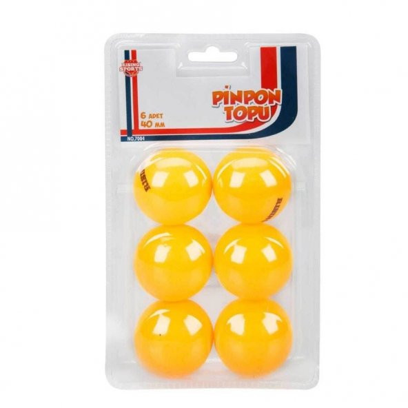 Pinpon Topu 6Lı