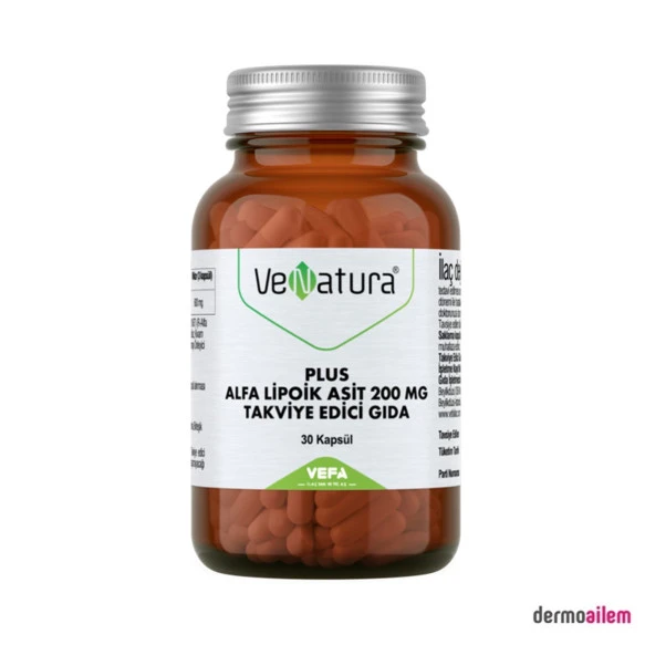 Venatura Plus Alfa Lipoik Asit 200 Mg 30 Kapsül