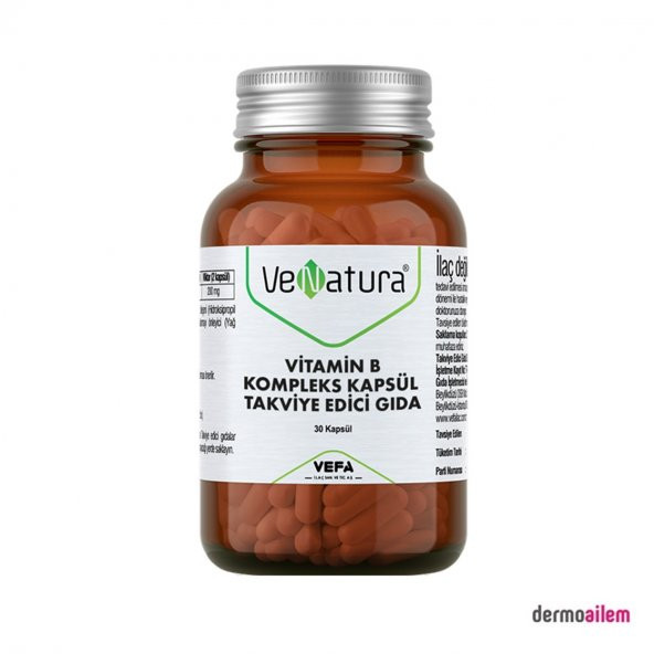 Venatura Vitamin B Kompleks 30 Kapsül