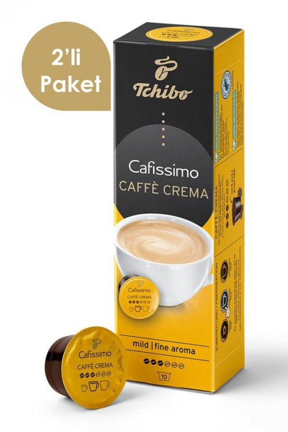 Cafissimo Caffè Crema Fine Aroma 2x10 Adet Kapsül Kahve