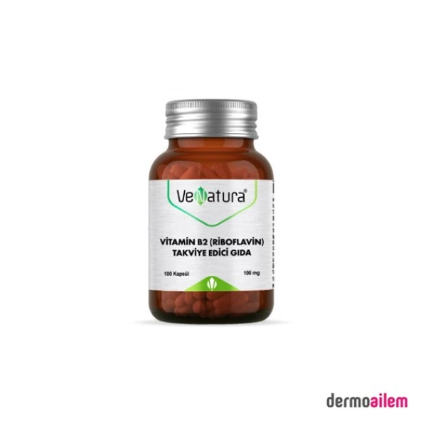 Venatura Vitamin B2 Riboflavin 100 Kapsül