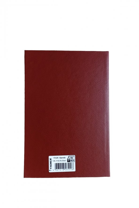 Yağmur 14x20 Ajanda 2023 S. Deri Bordo - 2