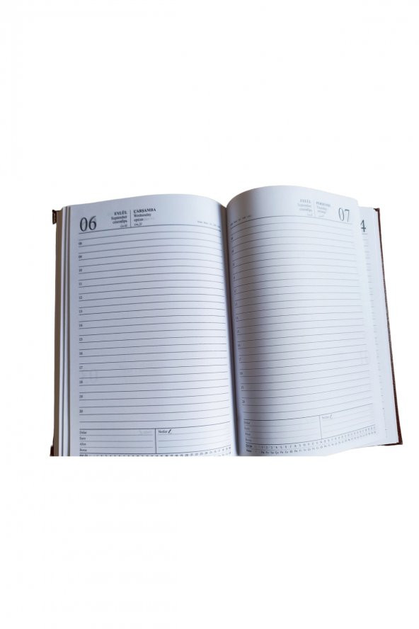 Yağmur 14x20 Ajanda 2023 S. Deri Bordo - 3