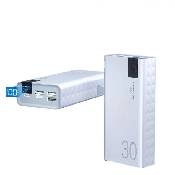 Konfulon A19 Dijital Ekranlı Powerbank 30.000 mAh Hızlı Şarj - 8