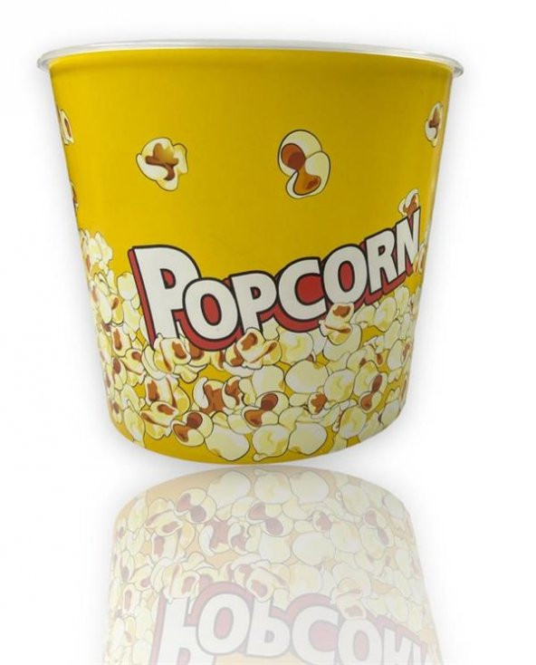 Sarı Popcorn Yazılı Mısır Kabı - 1