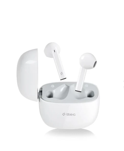 Ttec 2KM141B AirBeat Go Gerçek Kablosuz TWS Bluetooth Kulaklık Beyaz