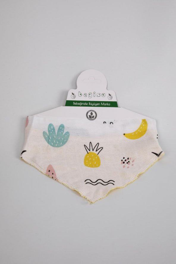 Müslin Fular Bebek Önlük 15897 - 2