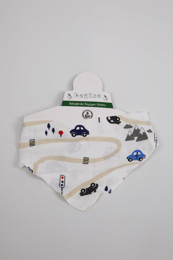 Müslin Fular Bebek Önlük 15897 - 4