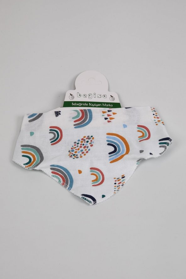Müslin Fular Bebek Önlük 15897 - 3