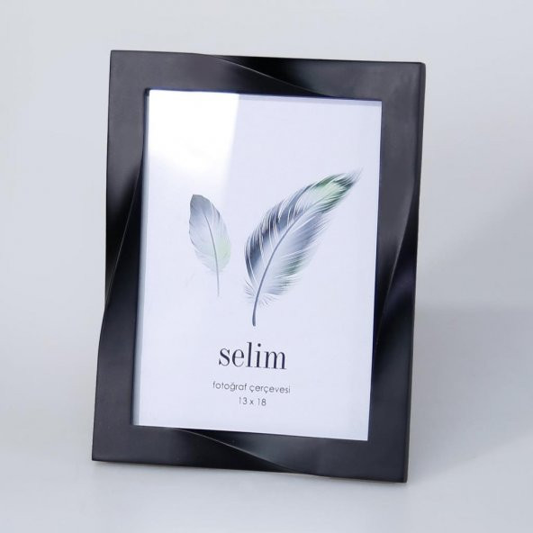 Selim Dekor 13x18 Curved Çerçeve Siyah