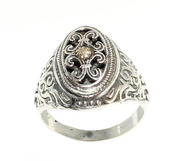 Konstantinapol Tasarım Otantik Yüzük - Resim 4