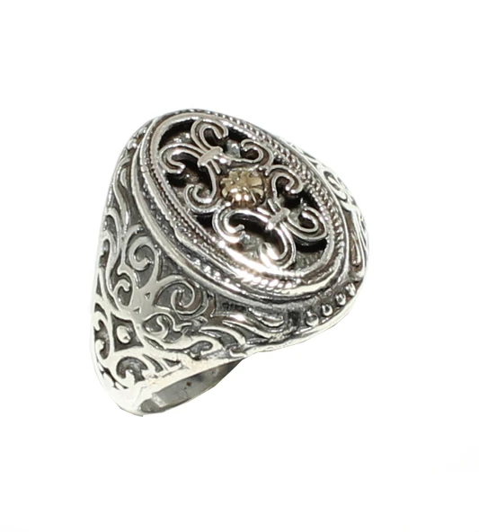 Konstantinapol Tasarım Otantik Yüzük - Resim 8