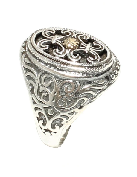 Konstantinapol Tasarım Otantik Yüzük - Resim 6