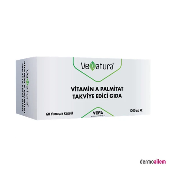 Venatura Vitamin A Palmitat 60 Yumuşak Kapsül