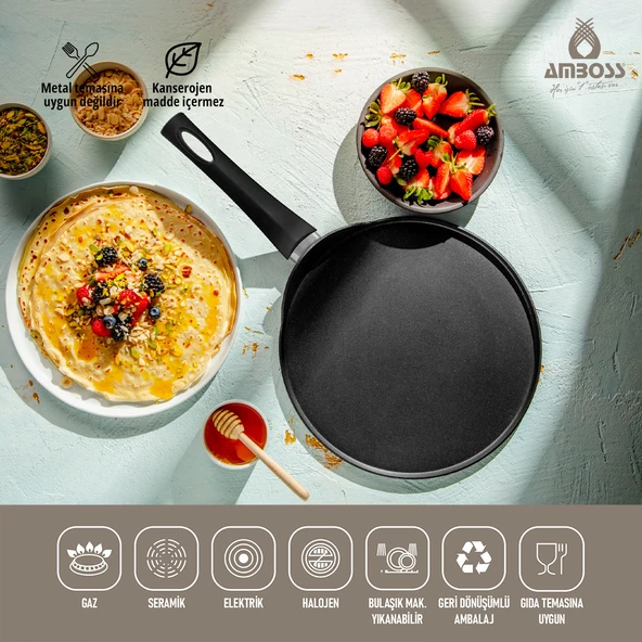 Amboss Mocca Krep Tavası 26 cm