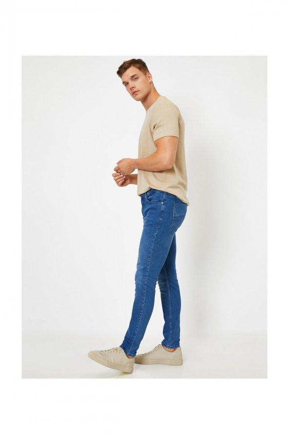 Erkek Indıgo Jeans 1KAM43219MD