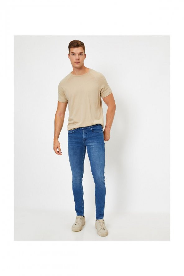 Erkek Indıgo Jeans 1KAM43219MD - 2