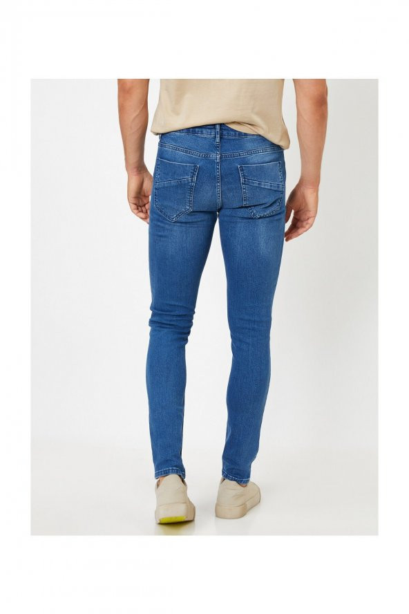 Erkek Indıgo Jeans 1KAM43219MD - 4