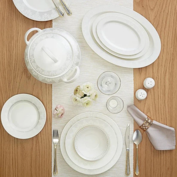 Emsan Yemek Takımı 60 Parça New Bone Yeni Anderson