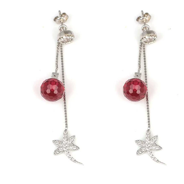 925 Ayar Gümüş Yusufçuk Küpe ürün görseli