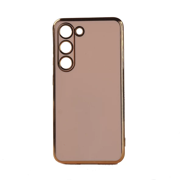 Samsung Galaxy S23 Plus Kılıf Zore Bark Kapak  Rose Gold