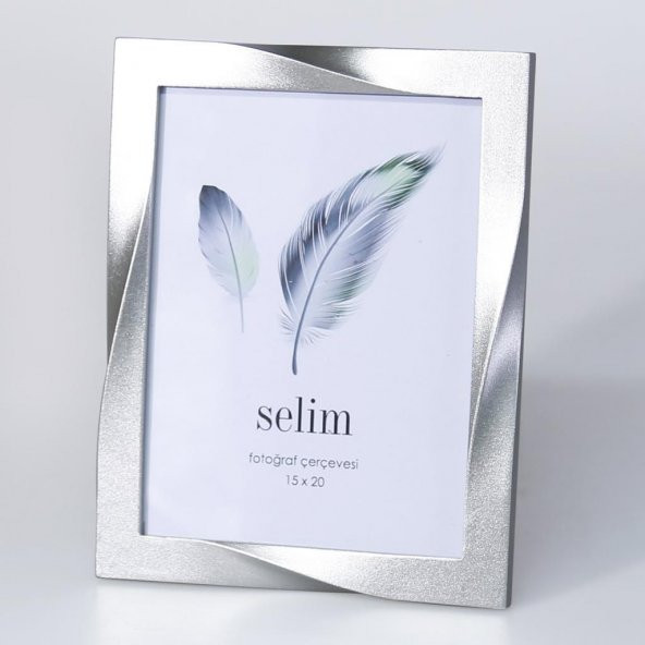 Selim Dekor 15x20 Curved Çerçeve Gümüş