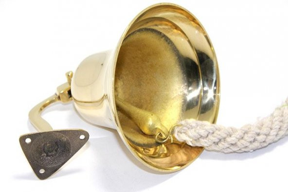 Pirinç Duvara Asmalı Çan Dekoratif Hediyelik - 2