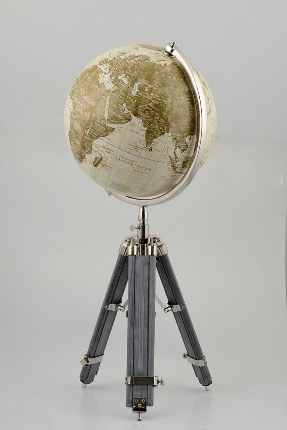 Tripod Standlı Dönen Dekoratif Dünya YerKüre Harita Hediyelik
